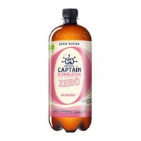 The Gutsy Captain - Kombucha Zero Raspberry - Bio - 6 x 1000 ml
