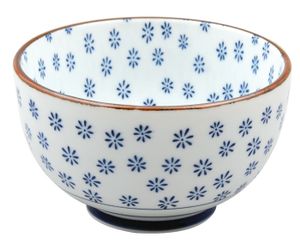 Keramische Kom - Blauwe Witte Keramische Kom - 500ml 12.7x7.5cm
