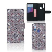 Xiaomi Redmi 7 Bookcase Flower Tiles - thumbnail