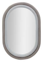 WANDSPIEGEL ANTONY GRIJS FLUWEEL CM 60X4X90