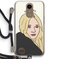 Ashley: LG K10 (2017) Transparant Hoesje met koord Ashley: LG K10 (2017) Transparant Hoesje met koord