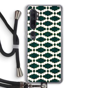 Moroccan tiles: Xiaomi Mi Note 10 Transparant Hoesje met koord