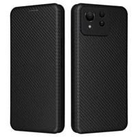 Asus Zenfone 11 Ultra Flip Hoesje - Koolstofvezel - Zwart