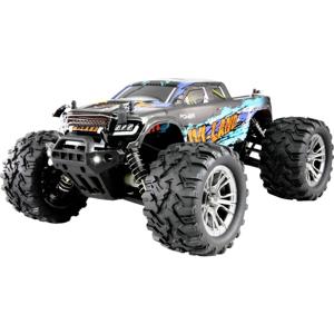 Amewi M-Land Blauw Brushed 1:16 RC modelauto voor beginners Elektro Monstertruck 4WD RTR 2,4 GHz