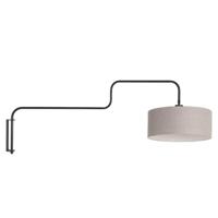 Steinhauer WandlampBloeba zwart met grijs - 4174ZW