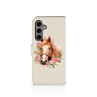 Telefoonhoesje | Met pasjeshouder | voor Samsung Galaxy S24 FE Paard