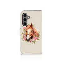 Telefoonhoesje | Met pasjeshouder | voor Samsung Galaxy S24 FE Paard