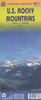 Wegenkaart - landkaart USA Rocky Mountains | ITMB - thumbnail