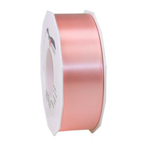 Cadeaulint - 4 cm x 91 meter - zalm roze - satijn - sierlint - cadeaus inpakken