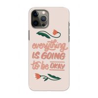 Optimistic flower girl: Volledig geprint iPhone 12 Pro Hoesje