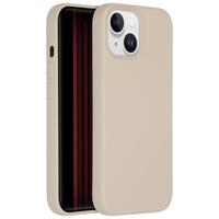 Accezz Liquid Silicone Backcover iPhone 15 Telefoonhoesje Grijs