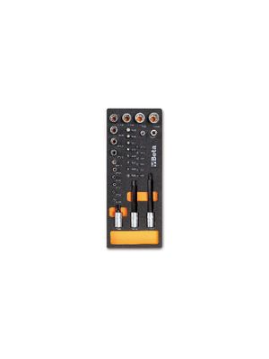 Beta Soepele voorgevormde inzetbakken met assortiment gereedschap M112 - 024500112