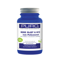 Puro Rode Rijst & Q10 Met Policosanol 60Capsules