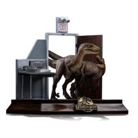 Jurassic Park Art Scale Statue 1/10 Raptors at the Kitchen's Door 28 cm