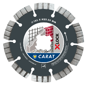 Carat Diamantzaag slijpschijf X-lock Universeel Ø125x22,23 MM - CUXLOCK125