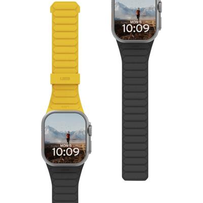 Urban Armor Gear Pathfinder Horlogeband 44 mm, 45 mm, 46 mm Uni Geel, Zwart Watch Series 4, Watch Series 5, Watch Series 6, Watch Series 7, Watch Series 8,