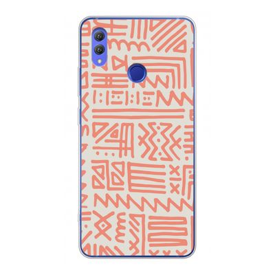 Marrakech Pink: Honor Note 10 Transparant Hoesje