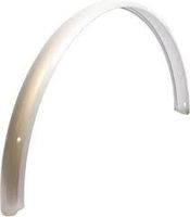 Achterspatbord 26/28 inch zilver