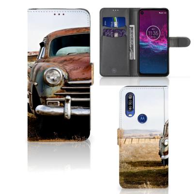 Motorola One Action | Telefoonhoesje met foto | Vintage Auto