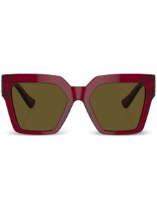 Versace Eyewear lunettes de soleil oversize à motif Medusa - Rouge