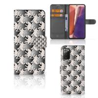 Samsung Galaxy Note 20 | Telefoonhoesje | Met pasjeshouder | Salamander Grey