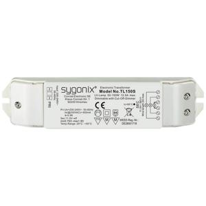 Sygonix SY-5469506 Halogeentransformator 12 V 50 - 150 W Dimbaar met faseafsnijdingsdimmer