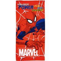 Badhanddoek spiderman, 70x140cm