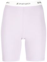 Sporty & Rich short à taille logo - Violet