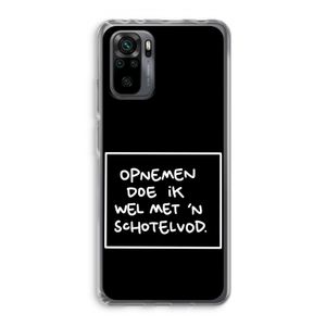 Schotelvod: Xiaomi Redmi Note 10 Pro Transparant Hoesje