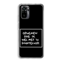 Schotelvod: Xiaomi Redmi Note 10 Pro Transparant Hoesje