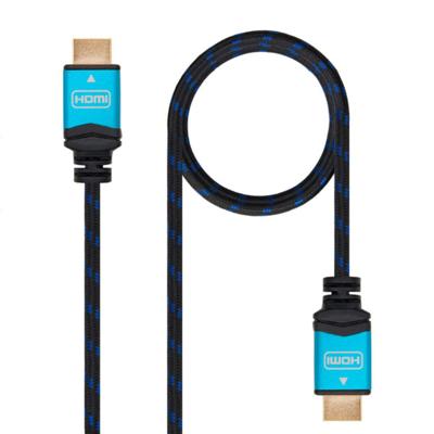 HDMI-Kabel TooQ 10.15.37 V2.0 Zwart Blauw Afmeting 1.5 m