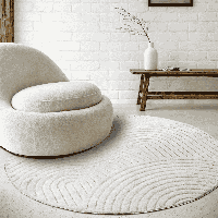 Vloerkleed Panglao Rond Wit ⌀ 200 Cm Elle Decoration - Dekbed-Discounter.nl Vloerkleed Panglao Rond Wit ⌀ 200 Cm Elle Decoration - Dekbed-Discounter.nl