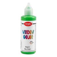 Creativ Company Window color sticker en glasverf - lichtgroen, 90ml