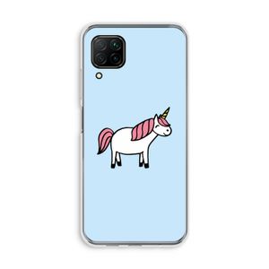 Eenhoorn: Huawei P40 Lite Transparant Hoesje