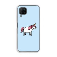 Eenhoorn: Huawei P40 Lite Transparant Hoesje