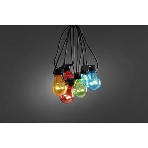 Konstsmide 2378-500 Party-lichtketting Buiten werkt op het lichtnet Aantal lampen 90 LED Warmwit Verlichte lengte: 4.5 m