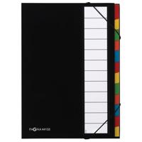 Pagna sorteermap voor ft A4, 12 compartimenten, zwart