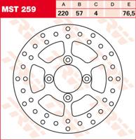 TRW Remschijf, remschijven voor de moto, MST259