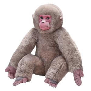 Wild Republic Japanse makaak knuffel - 40 cm - pluche knuffel - apen - knuffeldieren