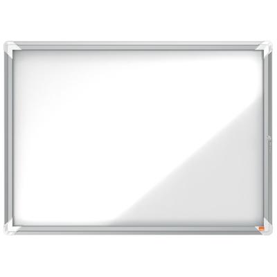 Prikbord Nobo Wit Aluminium Kristal 69,2 x 97,2 x 4,5 cm