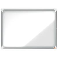 Prikbord Nobo Wit Aluminium Kristal 69,2 x 97,2 x 4,5 cm