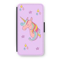 Roze eenhoorn: iPhone 8 Plus Flip Hoesje Roze eenhoorn: iPhone 8 Plus Flip Hoesje
