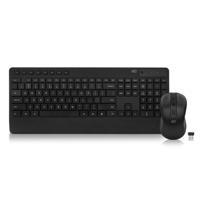 ACT AC5725 Bundel | Draadloos Qwerty Multimedia Toetsenbord + Muis | USB-A Dongle | Zwart