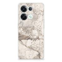 OPPO Reno8 Pro | TPU | Siliconen hoesje | Marmer Beige
