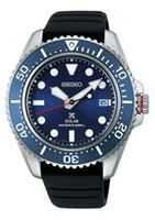 Horlogeband Seiko SNE593P1/ V157-0DP0 / R03S011J0 Rubber Zwart 20mm