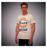 Gulf Oil Racing T-Shirt Cream -M
