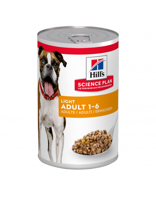 Hill's Science Plan Adult Light Hond natvoer 370gr - thumbnail