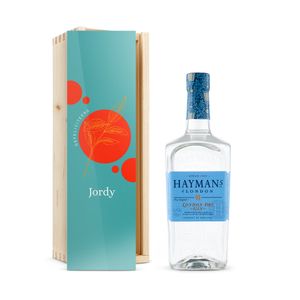 Gin in bedrukte kist - Hayman&apos;s London Dry