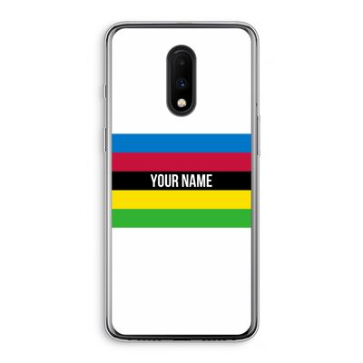 WK Wielrennen: OnePlus 7 Transparant Hoesje