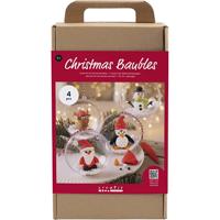 Creativ Company Hobbyset kerstballen, boetseren, 1 doos